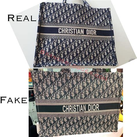 dior book tote original vs fake|christian dior book tote 2021.